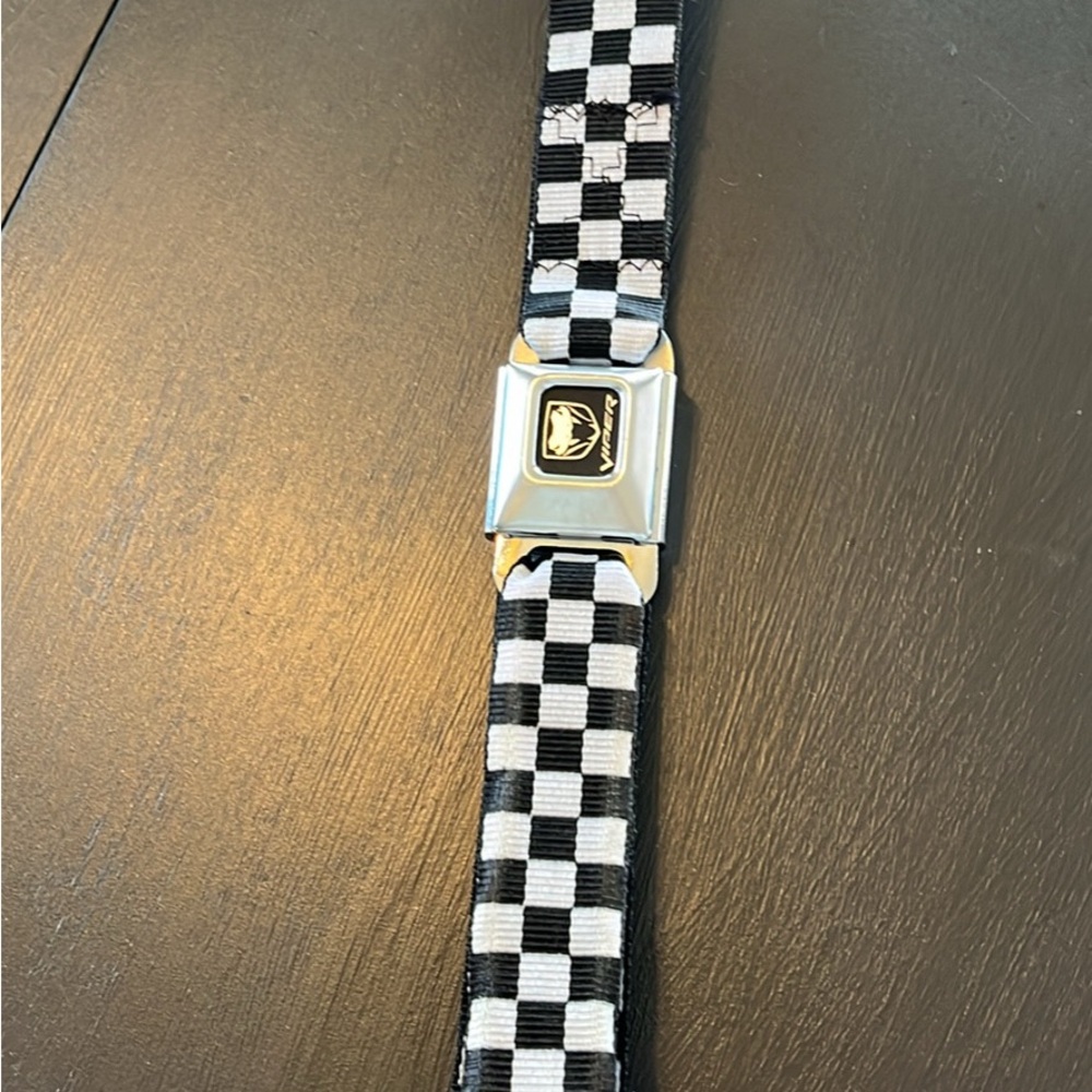 Checkered Black and White Belt